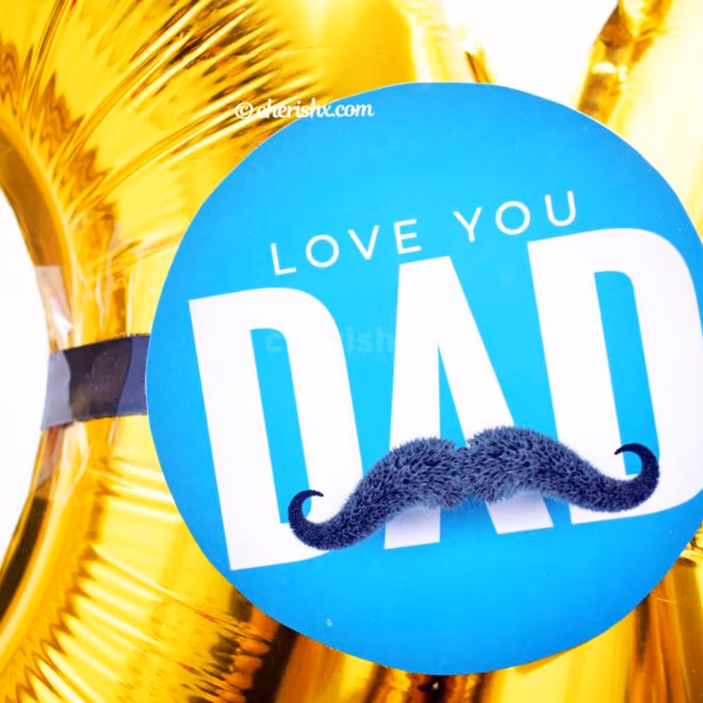 You can surprise your dad with a whole lot of beautiful balloon bunch!