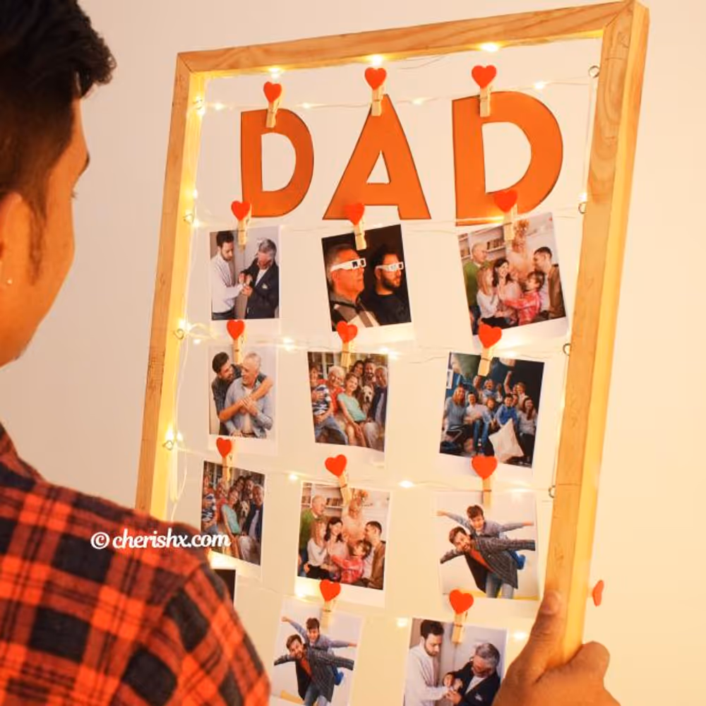 Send love to your dad by giving him this ‘DAD’ Memory String on Father's day!