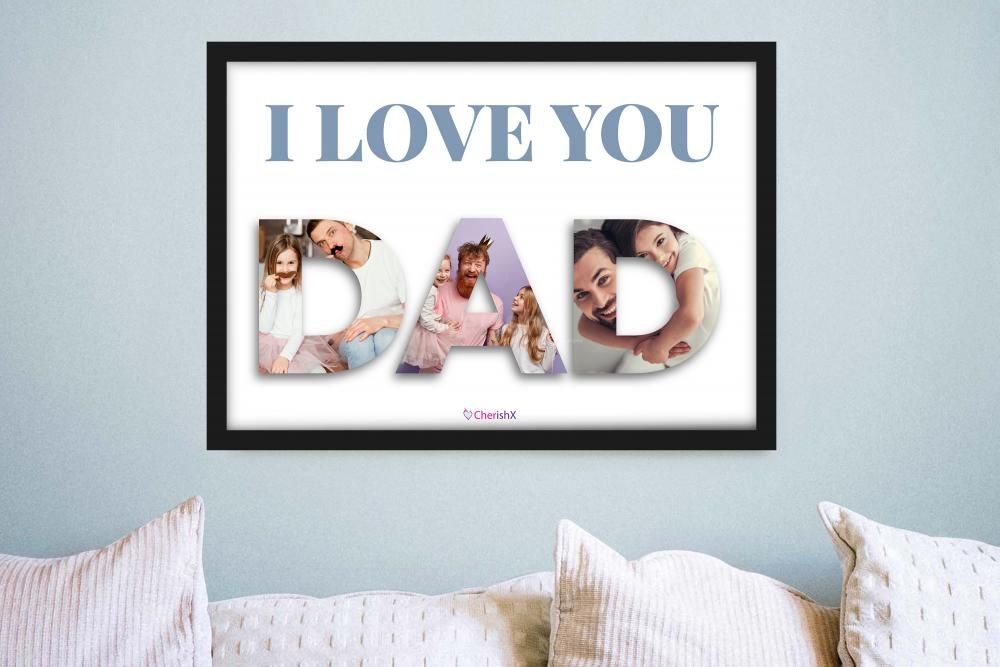 A Father's Day Photo Frame to give to your dad!