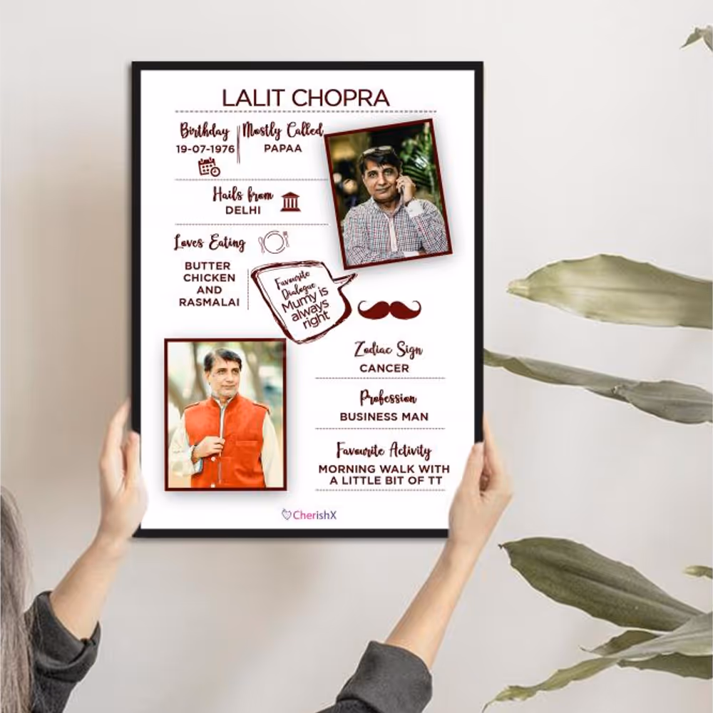 CherishX offers you a frame that says it all about your dad!