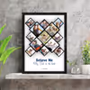 A beautifully curated frame to gift on father's day!