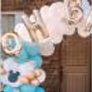 A beautifully curated ring decor for 1st birthday and baby shower.