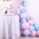 Gift the mom-to-be a pleasant surprise by booking CherishX's Pastel Balloons Baby shower decor!