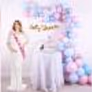 Book a soothing decor for a baby shower celebration.