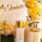A wonderfully curated Gold Ring Balloon Baby Shower for your special celebrations!