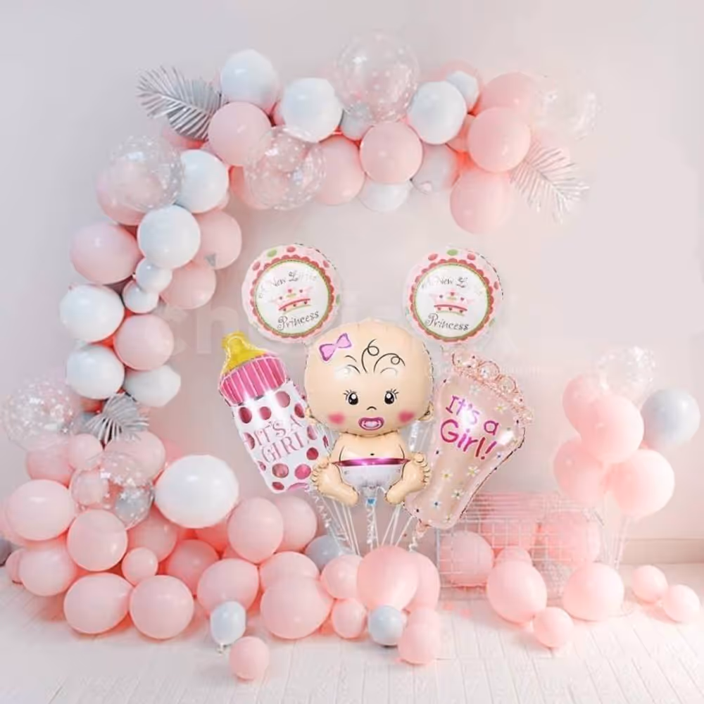 New Born Baby Girl - Pastel Pink Decoration