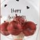 Rose Gold Balloon Bucket with White Roses — photo 5