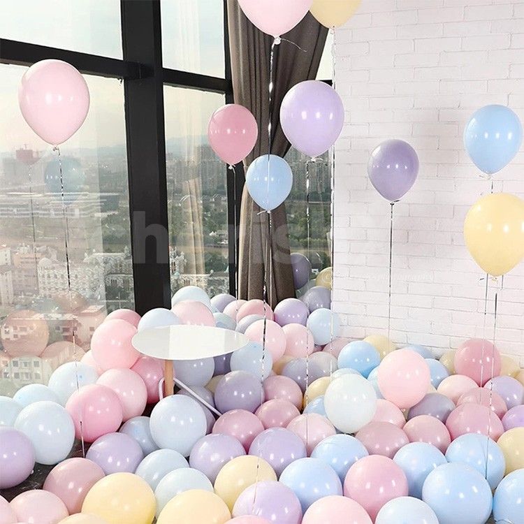 Add 10 helium balloons