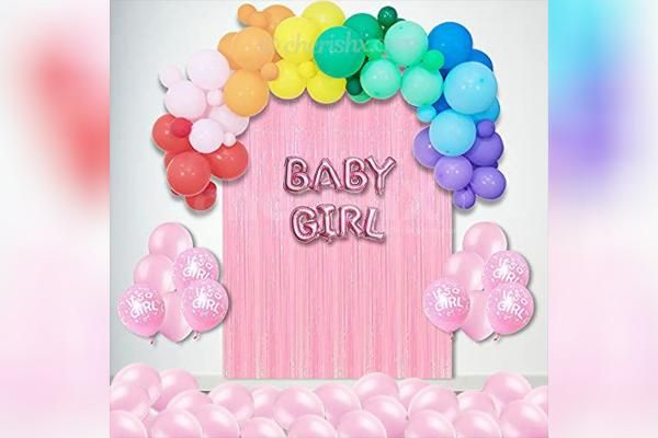 Like the name, the CherishX Bright-Coloured Welcome Baby Girl Decor gives out light everywhere.