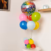 A colorful balloon bouquet stand to make your empty corners attractive!