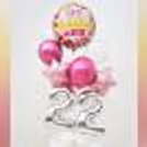 Attractive Pink Chrome Balloon Stand to make your corners decorative.
