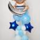 Enhance your welcome baby party decorations by arranging these Baby boy balloon stand.