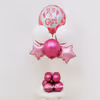 Book this adorable it's a girl balloon bouquet to surprise your close ones.