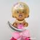 A Baby Girl Face Foil Balloon.