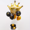 Surprise your close ones with a crown birthday balloon bouquet