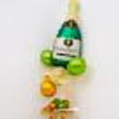 Green and Golden Confetti balloons put together with Champagne bottle balloon to give you the whole bunch.