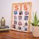 A memory string photo frame to wish your sister.