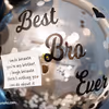 A bubble balloon with silver confetti with a message highlights the balloon bunch.