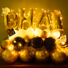 Illuminated BHAI Balloon Bouquet to gift on Raksha Bandhan and Birthday.