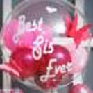 A closer look of the Pink Balloon Bouquet by CherishX.