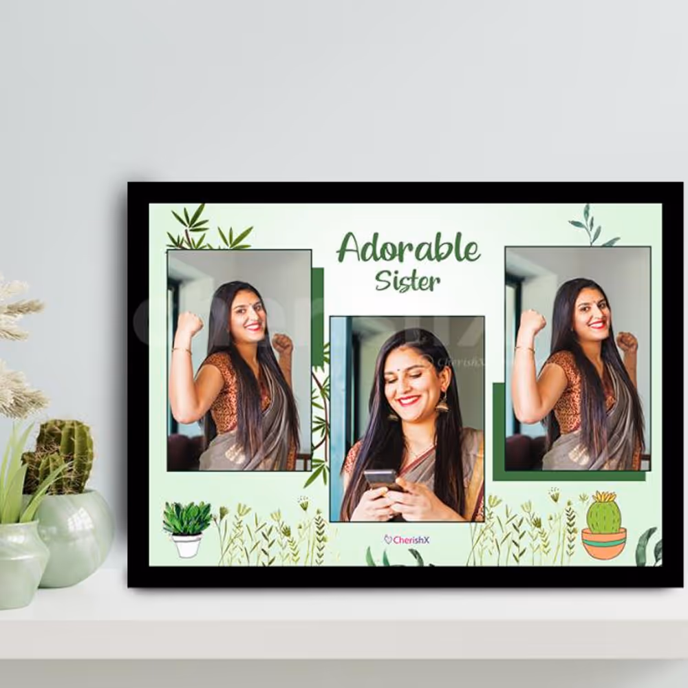 An adorable Frame for your sister