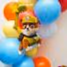 Cut-out of the character of PAW Patrol; Everest.