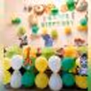 Jungle Themed Birthday Wall Decoration by CherishX