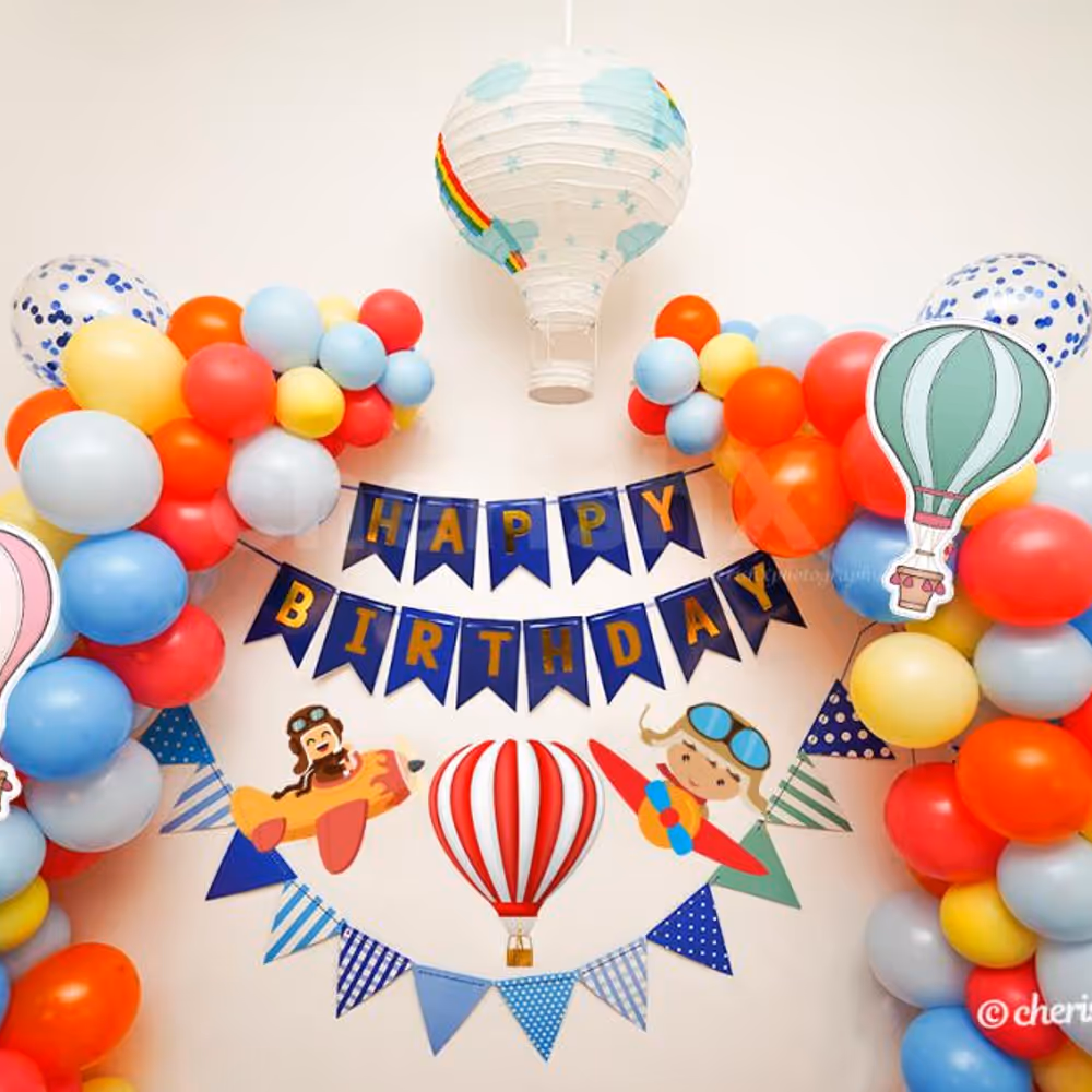 Parachute Lantern used to enhance the overall decor!