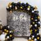 Give a beautiful surprise to the mother-to-be with CherishX's Premium Sequins Baby Shower Decor!