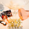 CherishX's Premium Feather Balloon Bucket includes photos, Roses and Chocolates.