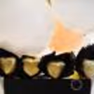 Heart- Shaped Golden Chocolates kept inside the Helium Surprise Bucket for Karwa Chauth!