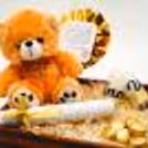 An adorable yellow teddy of 2ft size.