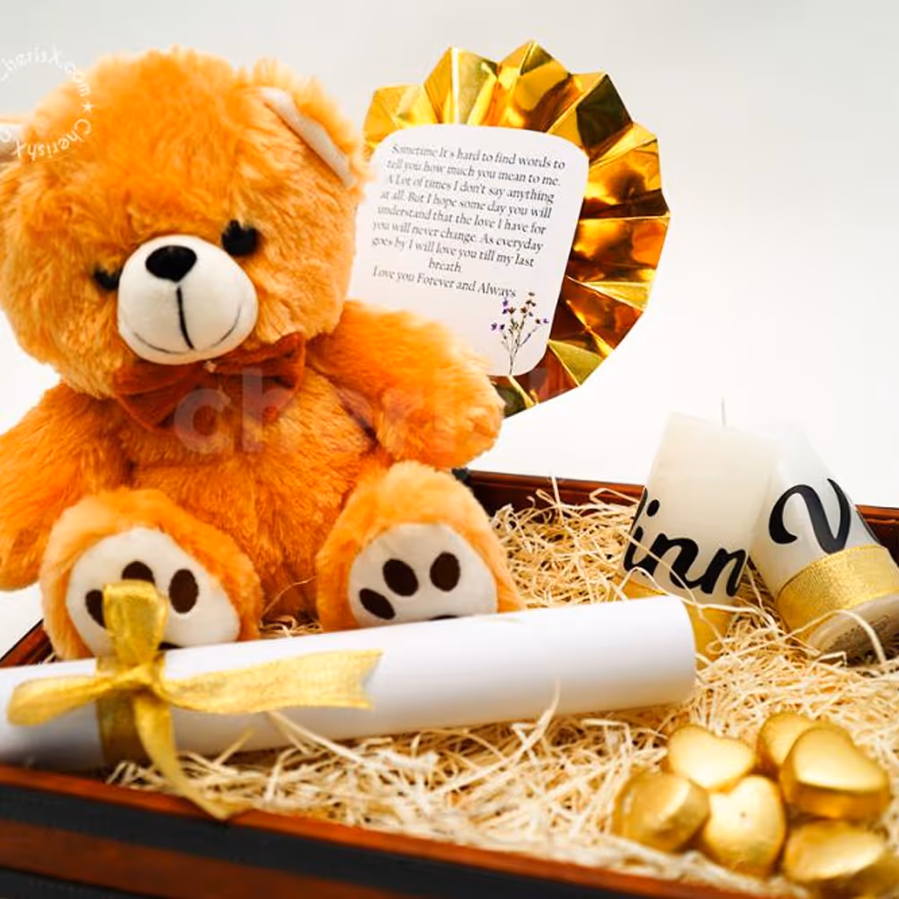 Romantic Helium Balloon Box for Karwa Chauth by CherishX!