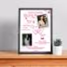 1. Surprise your wife with a fun All About Her Photo Frame!