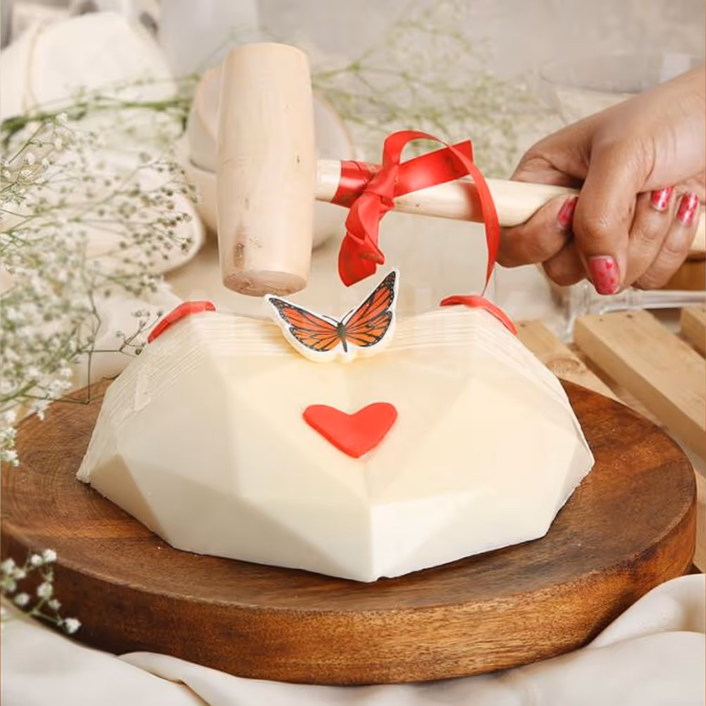 Exciting and fun Pinata red velvet cake by cherishx on your special day