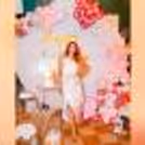 A beautiful background Premium Rose Gold decoration for your birthday bash.