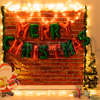 A Gorgeous Brick wall themed Christmas Decor by CherishX!