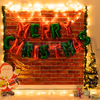 A Gorgeous Brick wall themed Christmas Decor by CherishX!