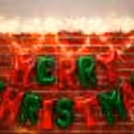 Get a Brick wall Themed Merry Christmas Decor by CherishX for your home, office or school!