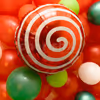 Make your Christmas Party Exciting with CherishX's Christmas Themed Balloon Backdrop.