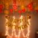 A Red and Golden Birthday Decoration by CherishX!