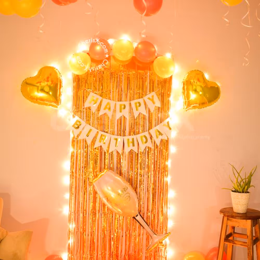 A Stylish Balloon Decoration to Make Your Birthday Event Exquisite.