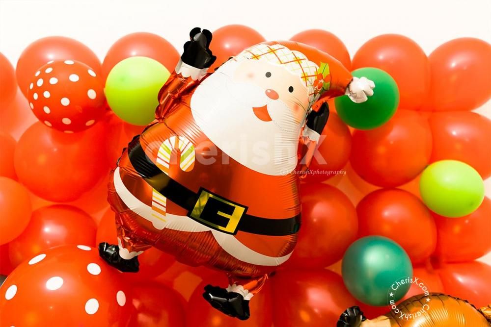 Celebrate Christmas Like never before with this unique Christmas Themed Balloon Backdrop!