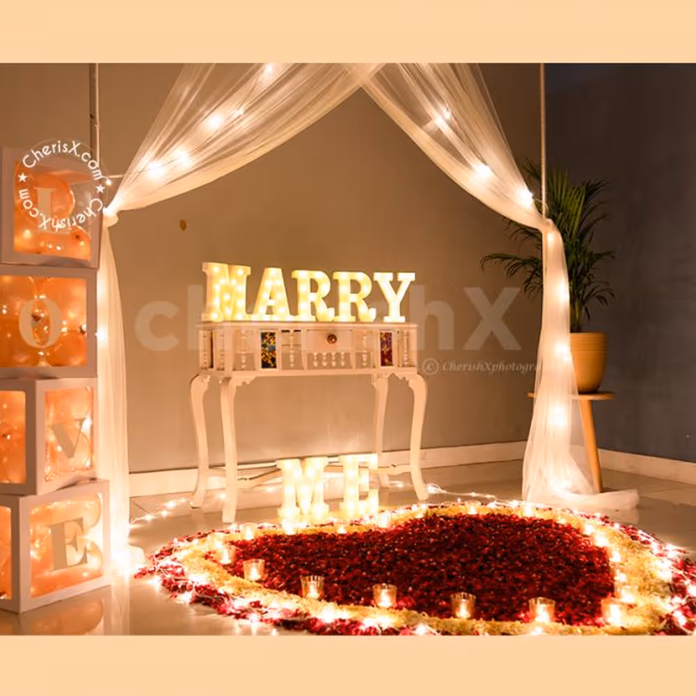 Marry Me Proposal Set Up by CherishX.