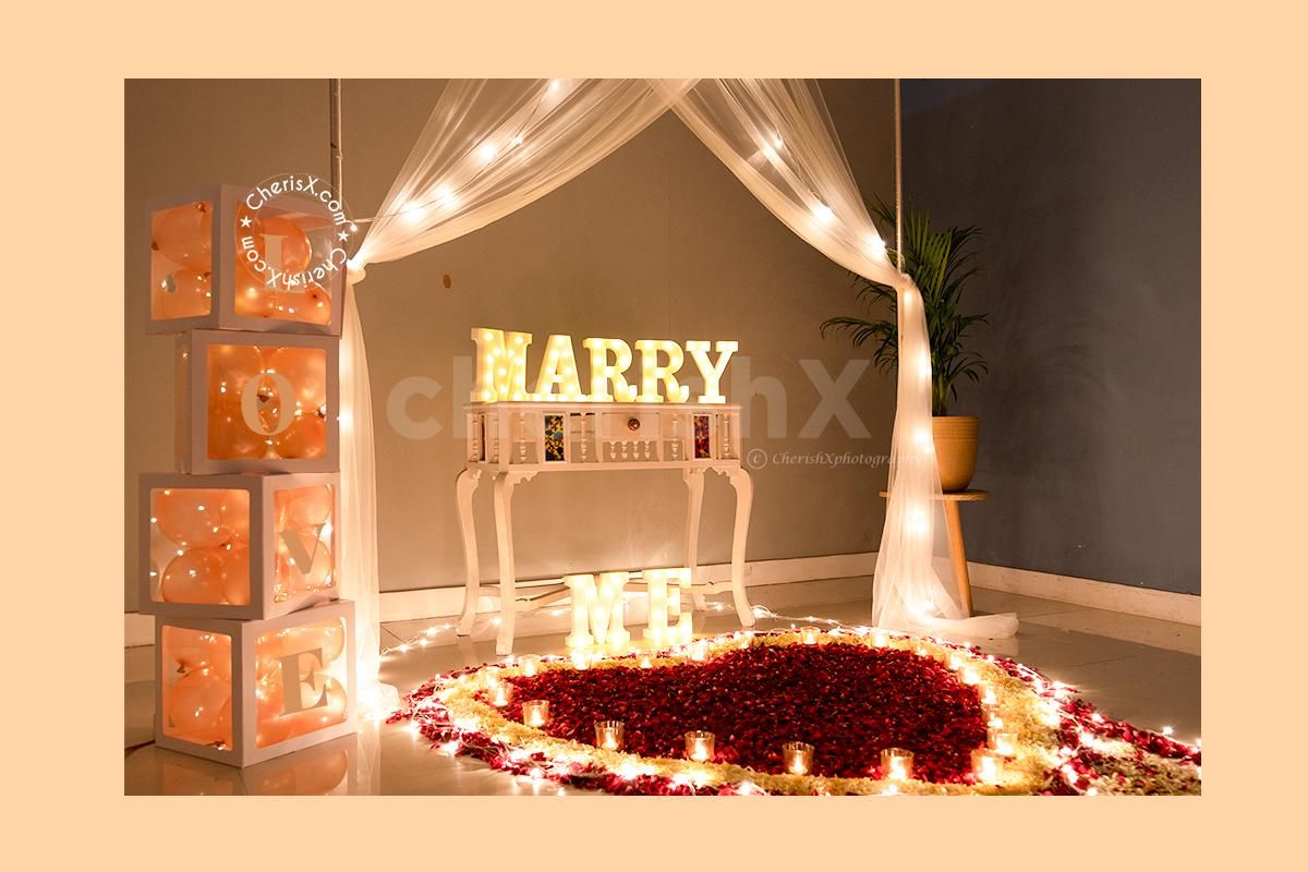 Marry Me Proposal Set Up by CherishX.