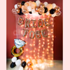 Give your close ones a beautiful Surprise Bachelorette Party by booking CherishX's Rose Gold Balloon Decoration!