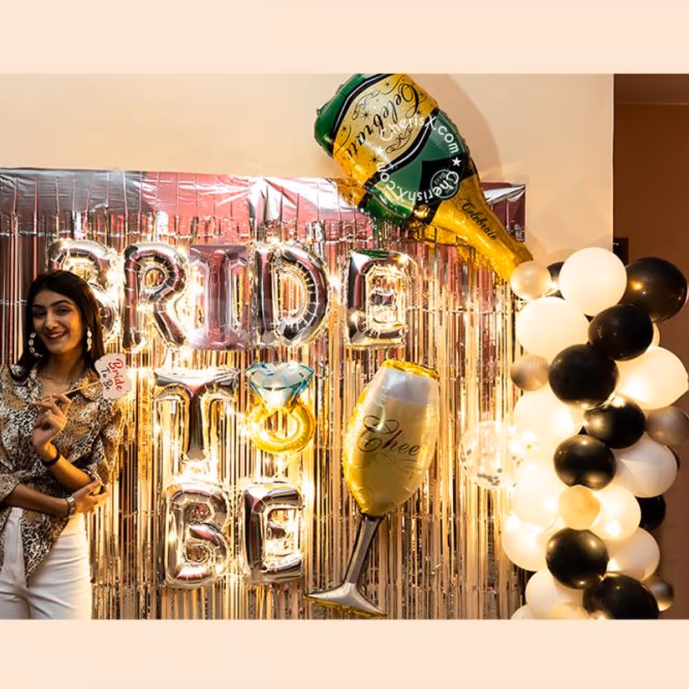 Make the bride-to-be feel special with Bachelorette Decoration by CherishX!