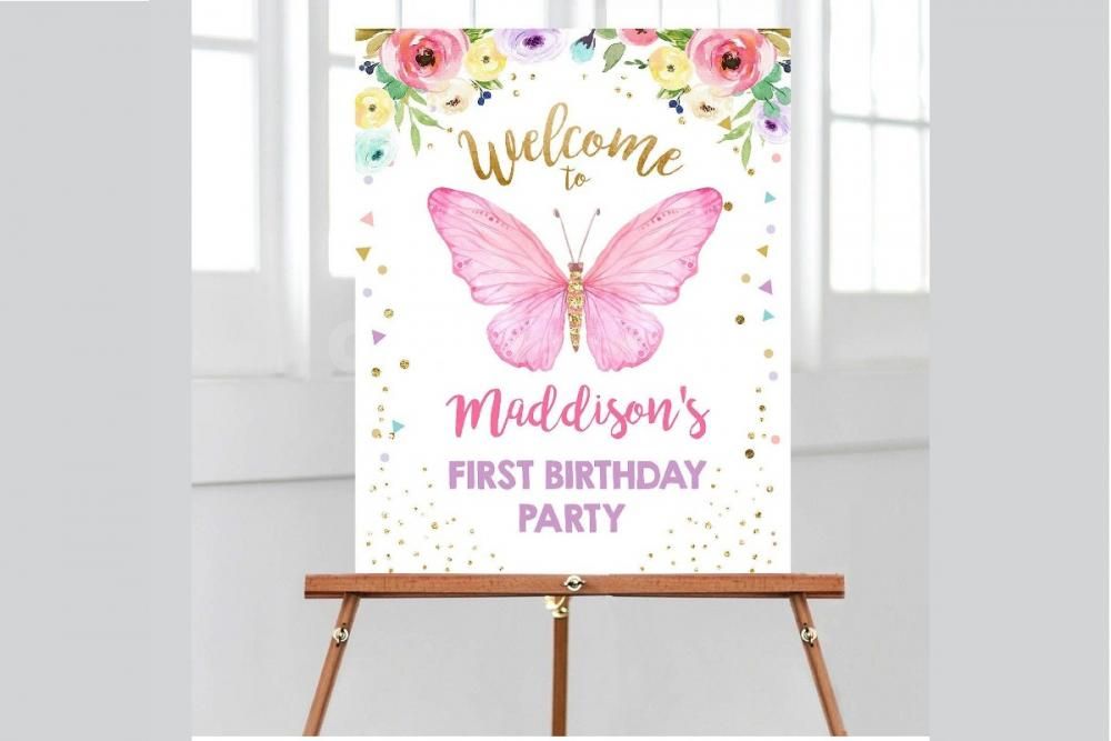 Enjoy your Baby Shower Celebration with CherishX's Beautiful Butterfly Theme Decoration!