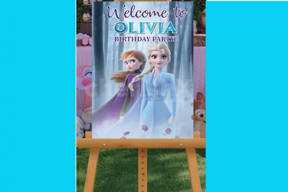 A Grand Disney Princess Frozen theme decor by CherishX.