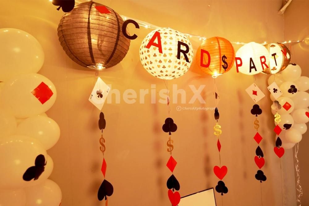 Have a 'Taash Party' with your friends and Family by booking this decor.